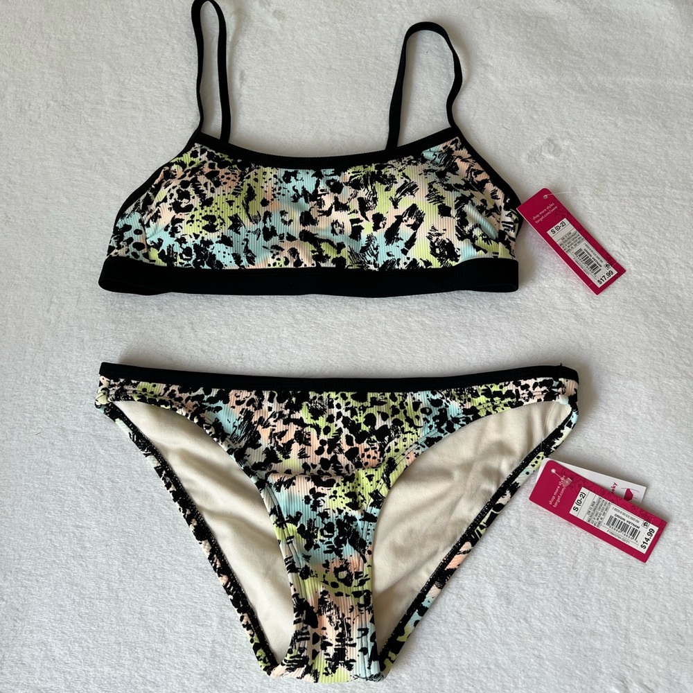 Multicolor 2-piece set bikini (Size SMALL)